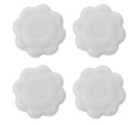 YARNOW Tapones de Rosca de Plástico Diámetro Interior 2.7cm 4 Piezas para Tornillos de Toboganes Infantiles, Diseño de Flor, Resistentes y Seguros para Columpios y Juguetes Mecedora