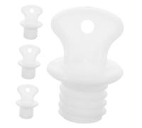 YARNOW Tapones para Bolsa de Agua Caliente 4 Piezas, Sellador Térmico de Plástico Duradero, Cierre Hermético Antileak para Funda de Bolsa Pequeña, Accesorio para Terapia de Calor en