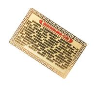 YARNOW Tarjeta y de de Aluminio Adecuado de Compacto Aleación Ligero Diseño Amuleto Budista Protección Kwan Yin Buena Suerte para Obsequio