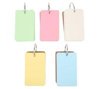 YARNOW Tarjetas de Escritura en Blanco Planificar de Papel Kraft para 5 Diseño Clásico, Ideales para Planificar y Priorizar Ideas Aula o Estudio y Priorizar para Estudiantes Ideas Aula