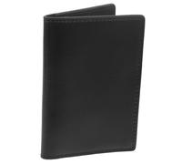 YARNOW Tarjetero De Cuero para Tarjetas De Visita y Crédito, Estilo Clásico, Resistente Al Desgaste, para Hombre, Uso Empresarial y Diario, Color Negro, Tamaño Compacto