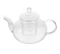 YARNOW Tetera Fácil de Usar de Transparente de 800 Ml Resistente al Calor Filtro Integrado para Cocina y Oficina Adecuada para Fogón de Gas