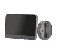 YARNOW Timbre Visual Inteligente Ojo de Gato Electrónico Wifi 720p 1mp Metálico 32g 5000ma con Alarma Remota y Visualización Remota Mayores