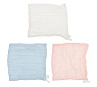 YARNOW Toallitas de Algodón para Bebés 3 Piezas, Paños Multifuncionales Super Suaves para Lavado Facial y Eructar, Ideales para Recién Nacidos y Padres Cuidado Diario