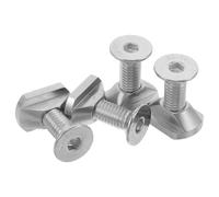 YARNOW Tornillos para Quilla de Tabla de Paddle Surf M8 Acero Inoxidable 4 Piezas Tuercas y Arandelas para Fijación Segura y Resistente al Agua Accesorios para Tablas de Surf