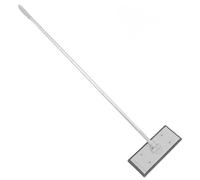 YARNOW Trapeador Plano Ajustable de 3 Secciones con Poste de Aleación de Aluminio Engrosado, Mopa Electrostática para Polvo y Cabello, Fregona Desmontable para Limpieza de Pisos
