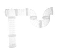 YARNOW Túneles para Hámster Transparentes DIY Tubo Expandible para Ejercicio Pequeños Roedores Diseño y Fácil de para Entretenimiento y Actividad Física