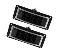 YARNOW Tweeter de Bocina de 10 Pulgadas Luz, Abs Resistente Negro, Accesorio para Altavoces Profesionales y Sistemas de Audio de Escenario, Compatible Altavoz Estéreo y Pa, Pack 2 Piezas