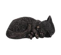 YARNOW Urna Conmemorativa de Gatito Durmiente para Cenizas, Estatua de Resina con Compartimento Oculto, Regalo de condolencia para Mascotas y Tributo Decorativo para dueños de Gatos.