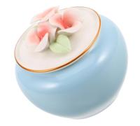 YARNOW Urna Pequeña para Mascotas De Cerámica Urna Funeraria para Cenizas De Gatos y Perros para Entierros Conmemorativos y Recuerdo De Familiares Felinos y Caninos