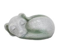 YARNOW Urnas para Mascotas, urna funeraria de Resina para Perros durmiendo, Estatua Conmemorativa de Cachorro durmiendo, Recuerdo para dueños de Mascotas y decoración del hogar.