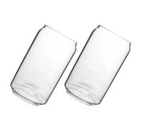 YARNOW Vasos de Cerveza en Forma de Lata de Vidrio Resistente al Calor 18 Onzas Juego de 2 para Cócteles Bebidas Frías y Whisky en Reuniones y Hogar