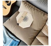 YARNOW Viaje Ligero Octogonal Caja Acústica de Madera Portátil para Música Flamenca y Acústica Diseño Artístico con Sonido Potente para Práctica y Actuaciones al Aire