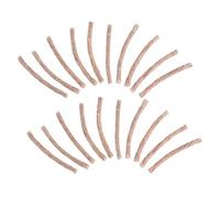 YARNOW Yesca Cuerda para Iniciar Fuego de Cáñamo 20 Piezas, Iniciador de Fuego Práctico y Fácil de Usar Adecuado para Senderismo y Supervivencia al Aire Libre