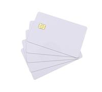 YARONG-10 PCS IC de PVC blanco con tarjeta SLE 4442 ISO 7816 en blanco Smart Contact IC Card