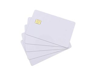 YARONG-10 PCS IC de PVC blanco con tarjeta SLE 4442 ISO 7816 en blanco Smart Contact IC Card