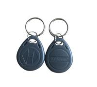 YARONGTECH 125KHz RFID proximidad Keyfobs Anillo tarjeta de control de acceso RFID Tag Azul Gris Rojo Negro y Naranja (100 unidades)