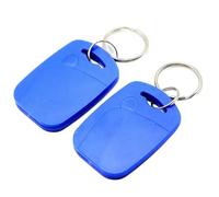 YARONGTECH Keyfos RFID de doble frecuencia para escribir 13,56 MHZ 1K UID y T5577 125 KHZ ID Key Card (Pack de 5) (azul)
