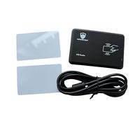 YARONGTECH Lector de tarjetas de identificación USB RFID EM4100 de 125 Khz Plug and Play con cable USB (10D)