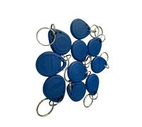 YARONGTECH Llaveros de proximidad RFID en azul - Token - Llavero - Etiqueta - Llave de tarjeta de 125 kHz - Ideal para teclado digital | Lector de proximidad | Sistema de seguridad de control de