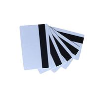 YARONGTECH (Paquete de 10 tarjetas de plástico PVC LOCO blanco tarjeta magnética 30 mil Impresora de tarjetas de banda magnética para imprimir CR80
