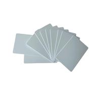 YARONGTECH Tarjeta blanca de doble frecuencia 125 KHz EM 4100 TK4100 y 13,56 MHZ RFID 1K S50 M1 Chip IC PVC (10)