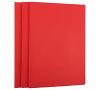 Yarotm Cuaderno A4 Cuadricula - 3 Piezas Bloc de Notas A4 Tapa Blanda Rojo 21x29.2cm - 100GSM Cuadriculado 5mm Papel Notebooks - 40 Hojas/80 Páginas Libretas para Apuntes, Colegio, Viaje