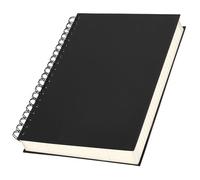 Yarotm Espiral Libreta B5-1 Pieza Cuaderno de Notas Líneas 26x18.5cm - 100g/m² Rayas 7mm Papel 120 Hojas Notebook Tapa Dura Negro