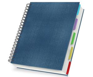 Yarotm Libreta A4 Rayas - Cuaderno Espiral 21x28.5cm - Azul Real Bloc de Notas - 100GSM Papel Cuaderno A4 Lineas - Notebook Libreta Tapa Dura A4 240 Páginas/120 Hojas