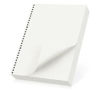 Yarotm Recambios de Hojas A4-90 Hojas de Papel de Inserción de Planificador 29x21cm - Recambio de Papel A4 Punteado 5mm - 30 Agujeros Perforadas Refill Paper 100GSM para Anillas Agendas Carpeta