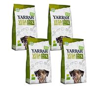 Yarrah - Alimento seco sin cereales vegetariano para perros orgánico - 2 kg - 4 unidades