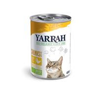 Yarrah Pollo, 405 g, alimento orgánico para Gatos, Paquete de 6 (6 x 405 g)