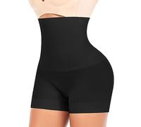 YARRCO Braga Faja Reductora Mujer Invisible Faja Pantalon Adelgazante Vientre Plano Braguitas Moldeadoras Shapewear Control de Abdomen Sin Costuras (#2 Negro-Cintura Alta,S)