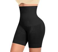 YARRCO Braga Fajas Reductoras Mujer Abdomen Faja Reductora Adelgazante Faja Pantalon Moldeador Braga Postparto Vientre Plano Cintura Alta Invisible Sin Costuras Control de Barriga (Negro,L)