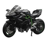 Yarryuter 1:12 H2 R Motocicleta Diecast Modelo de AleacióN de Juguete Negro H2R Motocicleta ColeccióN Desmontable Negro