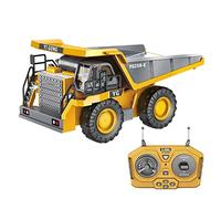 Yarryuter 1:24 9 Canales RC AleacióN CamióN Volquete Coche IngenieríA VehíCulo Control Remoto AleacióN de Aluminio Coche Juguetes para NiñOs