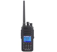 Yarryuter 10W -UV390 Plus Walkie Talkie Aes256 Radio IP67 Impermeable VHF/UHF Radio DMR Digital de Doble Banda Sin GPS Enchufe UE
