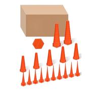 Yarryuter 17 Tapones de Goma para Servicio de Aceite Hidráulico, Kit Universal Antigoteo para Mangueras Hidráulicas de Riego y Líneas.