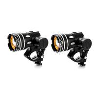 Yarryuter 2 Luces Delanteras para Bicicleta de Montaña, Batería de Litio, USB, Externas, para Patinete Eléctrico.