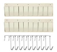 Yarryuter 2 Piezas RV ShoeBag RV Organizador de Almacenamiento de Zapatos 44.1 Pulgadas Colgante ShoeBag Bolsa de Almacenamiento Junto A la Cama con 10 para Zapatos Herramienta de Juguete B