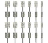 Yarryuter 48 Brocas de Diamante Compatibles con Kits de Pulido, Brocas para Vidrio de 1/8 Pulgada, Accesorios para Madera, Vidrio y Cerámica.