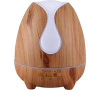 Yarryuter 500Ml Difusor de Aceites Esencialesde Aroma de Aromaterapia Humidificador de Grano Niebla Fría Ajustable por Ultrasonidos, Apagado Automático Sin Agua y Led de 7 Colores UE Enchufe