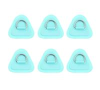 Yarryuter 6 Piezas de Anillo en D para Inflable Kayak Sup, de PVC con Anillo en D Stand-Up Paddleboard Canoa Rafting Verde