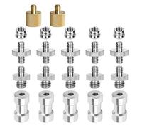 Yarryuter Adaptador de Tornillos de 1/4 una 3/8, Convertidor, Juego de Montaje de Tornillo de para TríPode de CáMara, Monopié, Soporte de Luz de Flash con Cabeza EsféRica