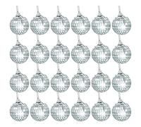 Yarryuter Adornos de Bolas de Discoteca Bolas de Espejo Plateadas para la DecoracióN del Banquete de Boda del áRbol de Navidad