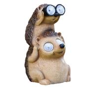 Yarryuter Adornos de Resina con Forma de Animal Que Funcionan con Energía Solar para Decoración de Jardín Al Aire Libre, Figuras, Estatuas Decorativas B