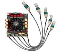 Yarryuter Amplificador Bluetooth -APTX3 Subwoofer de Sonido Envolvente 3D de 2.1 Canales 300Wx2+600W Amplificador de Potencia de Audio Audiophile B