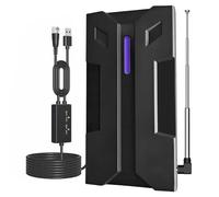 Yarryuter Antena Digital de Alta Potencia para Exteriores e Interiores con Señal HDTV DVBT2 HD 4K, Amplificador de Señal de TV de Alta Gama.