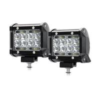 Yarryuter Barra de Luces LED, Cápsulas de Luces LED de 4 Pulgadas, 60 W, 6000, Luces LED de Trabajo para Camiones, Luces Puntuales, Cápsulas LED para Camioneta, ATV, UTV, RV