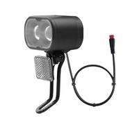 Yarryuter Batería de Litio para Bicicleta, Delantero de 12-48V, 2 Pines, Enchufe Impermeable, Lámpara Frontal, Accesorios para Ciclismo de Montaña y Carretera